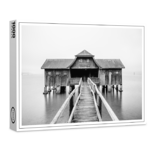 raxxa Premium-Puzzle: Das Bootshaus SW Edition