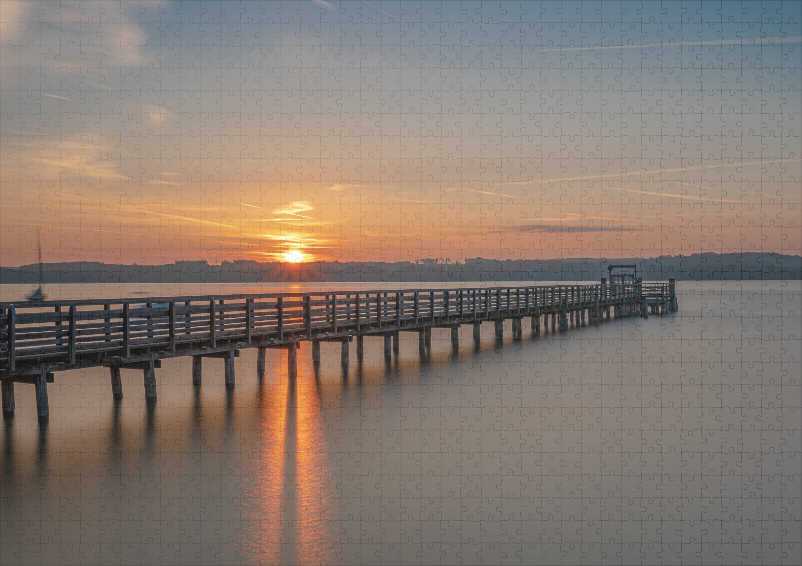 raxxa Premium-Puzzle: Sonnenaufgang am Ammersee – Image 2