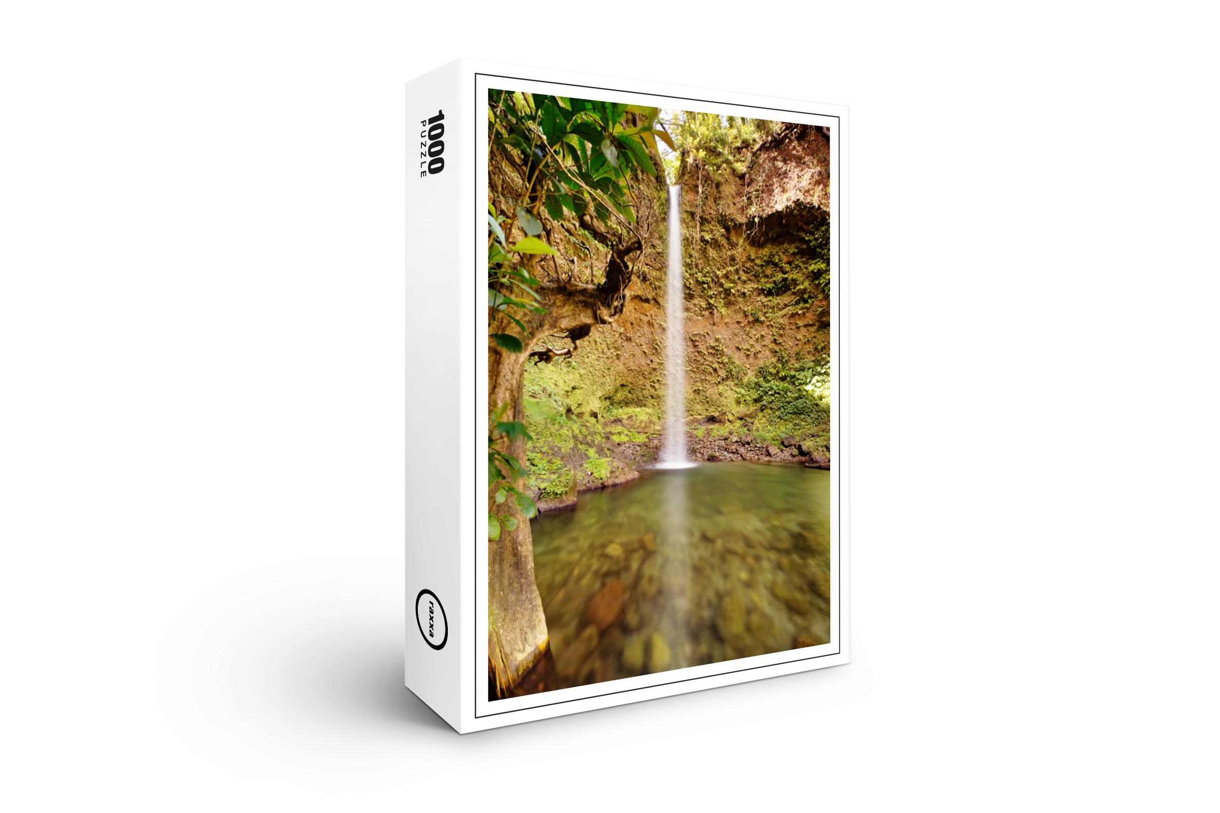 raxxa Premium-Puzzle: Wasserfall in Dominica