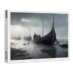 raxxa Premium-Puzzle: Vikings ships