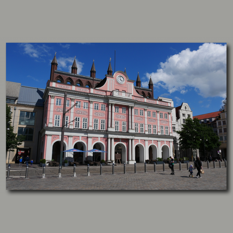 Poster: Rostock Rathaus Neuer Markt
