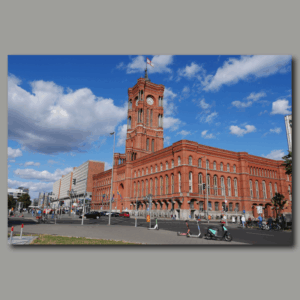 Poster: Berlin Rotes Rathaus Alexanderplatz