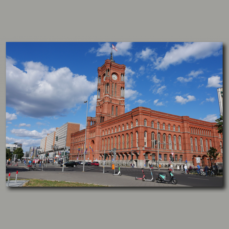 Poster: Berlin Rotes Rathaus Alexanderplatz