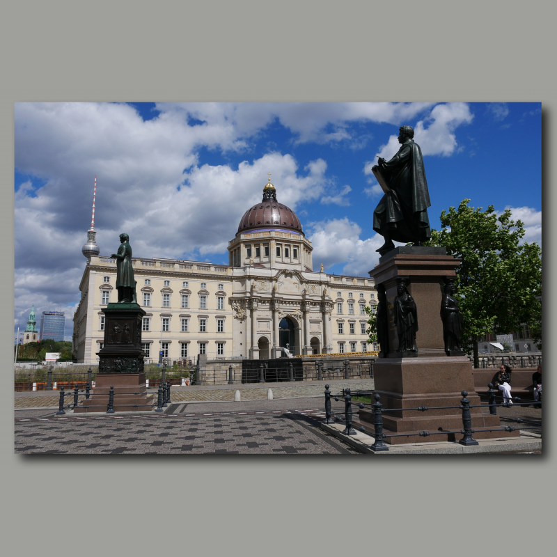 Poster: Berlin Schloss Humboldt Schinkelplatz