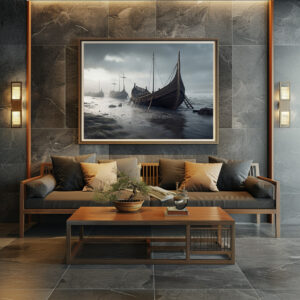 Poster: Vikings ships