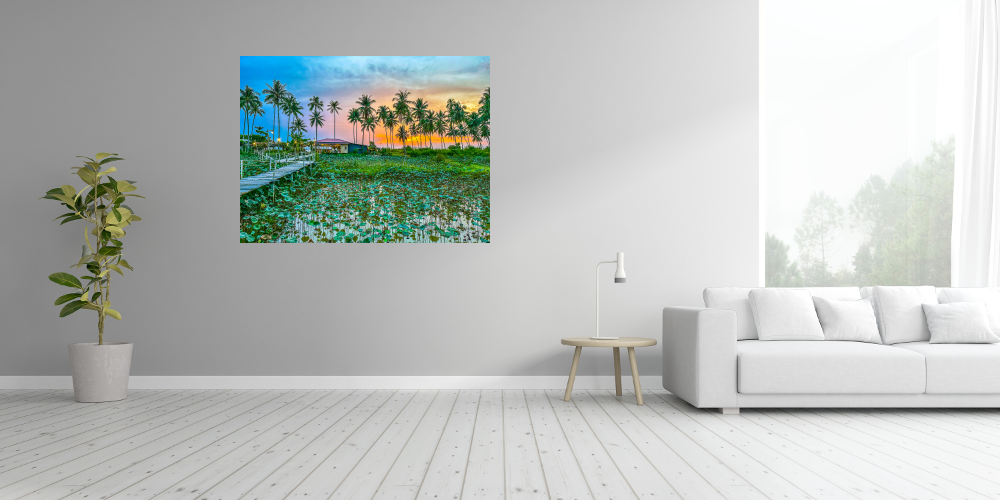 Poster: Sunset under Palm trees – Image 2