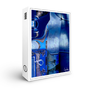 raxxa Premium-Puzzle: Metallic blue