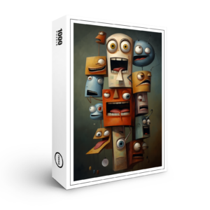 raxxa Premium-Puzzle: Whimsical März Volume 1