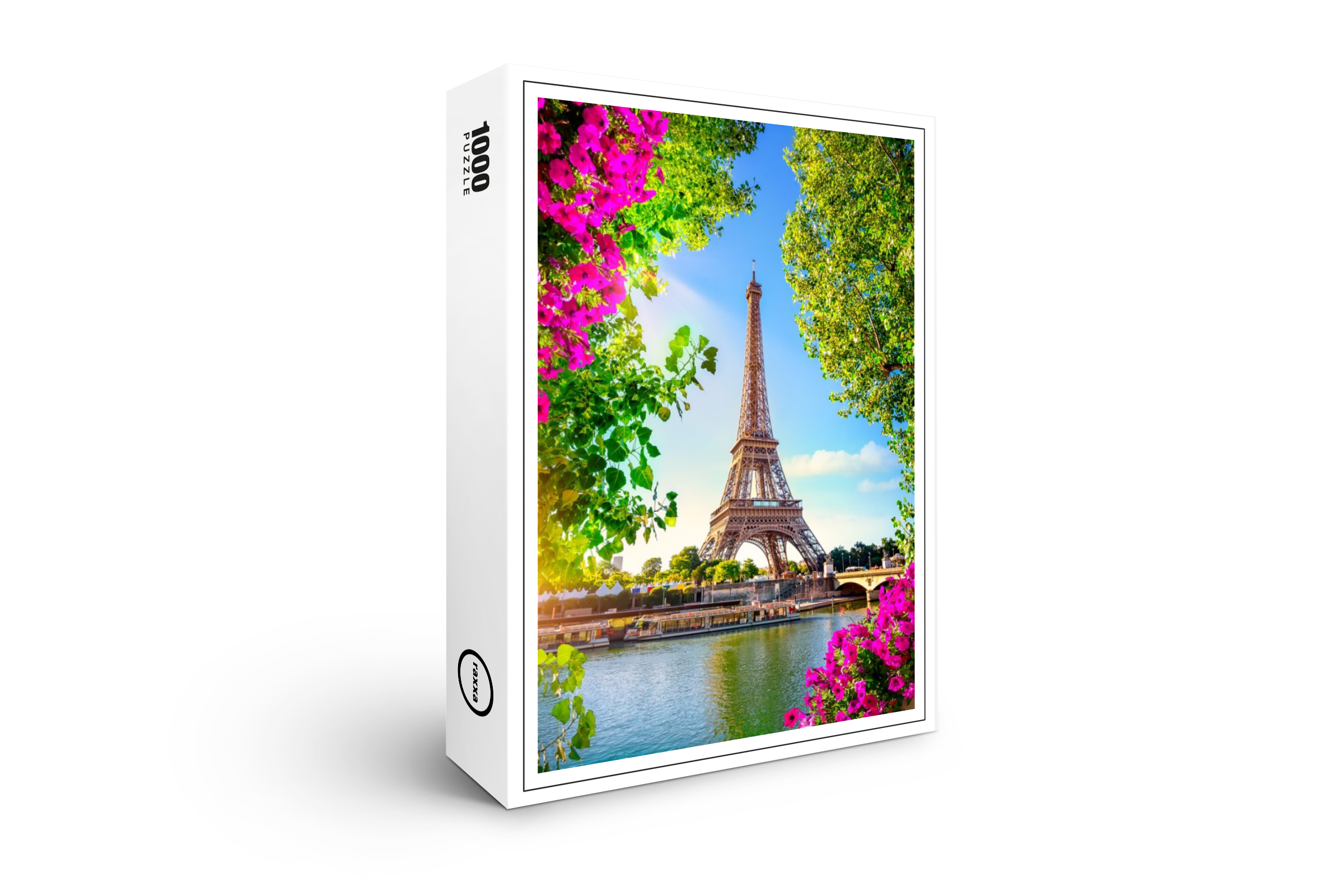 raxxa Premium-Puzzle: Eiffelturm im Frühling