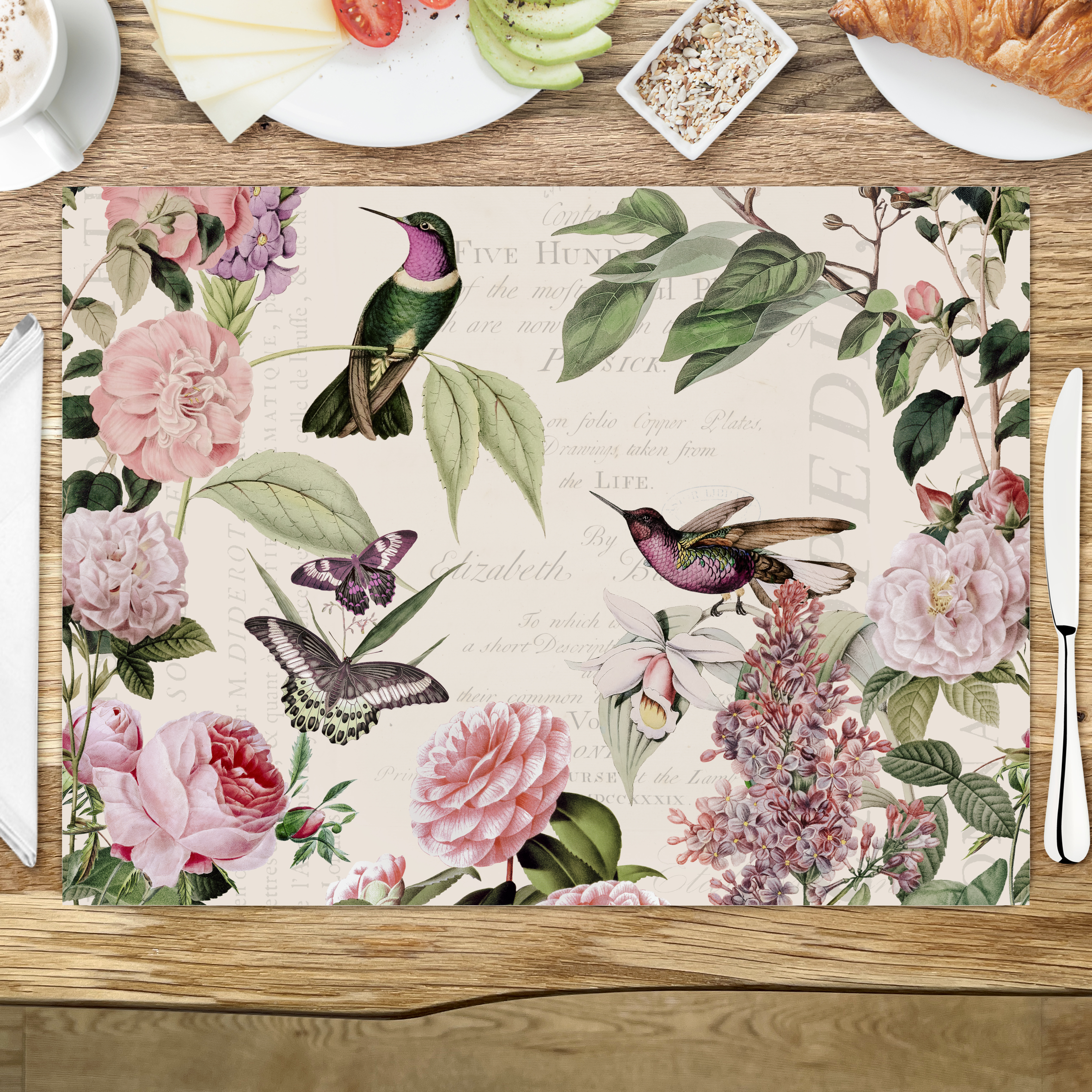 raxxa Premium-Tischset: Hummingbird Romance - Image 3