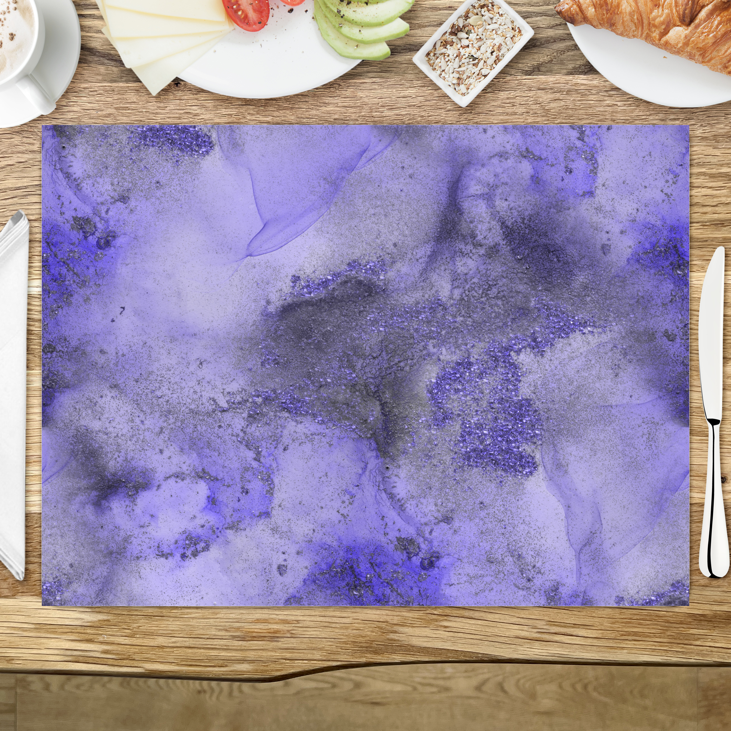 raxxa Premium-Tischset: Very Peri Marble – Bild 3