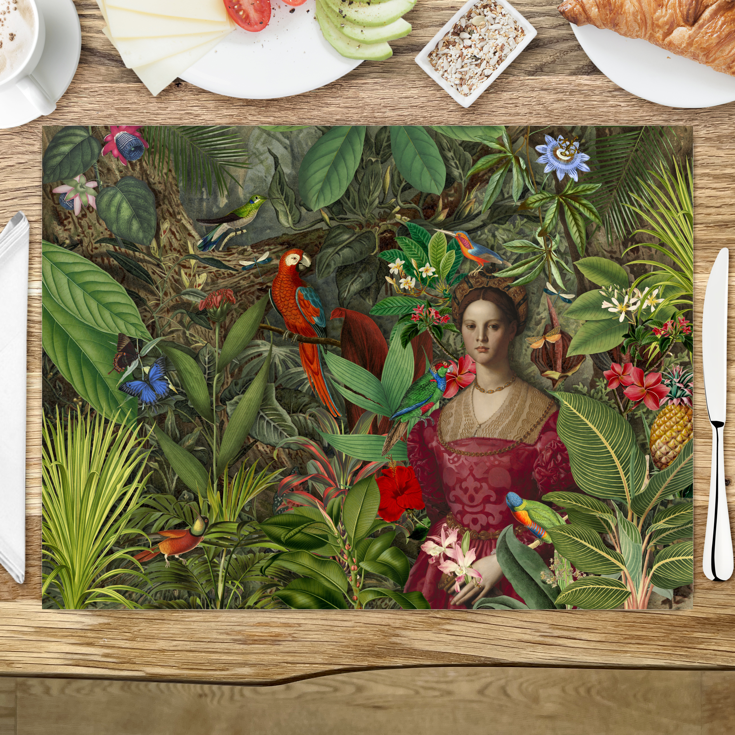 raxxa Premium-Tischset: Baroque Jungle Queen II – Bild 3