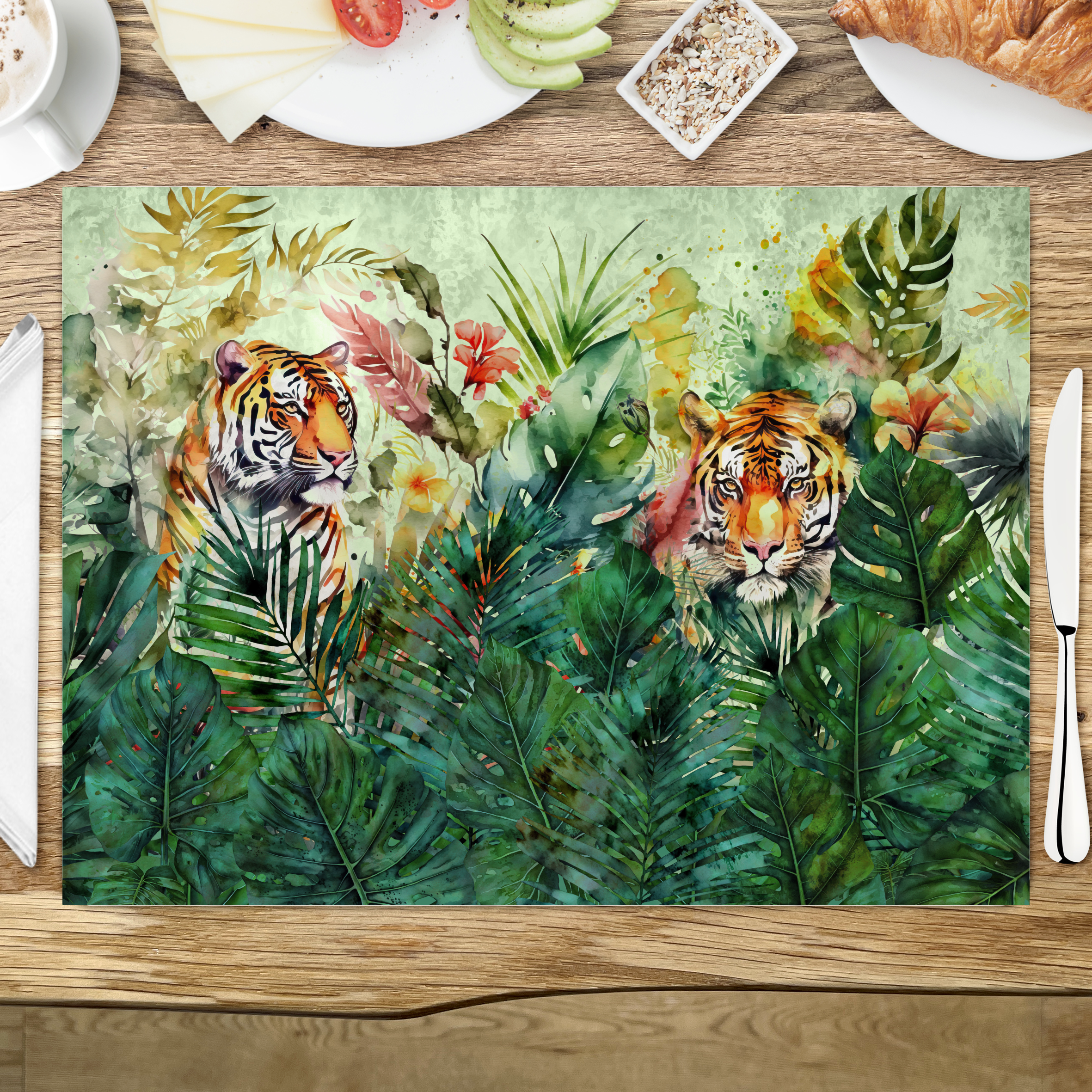 raxxa Premium-Tischset: Tigers Jungle II - Image 3
