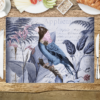 raxxa Premium-Tischset: Tropical Bird Nostalgia Blue - Imagen 3