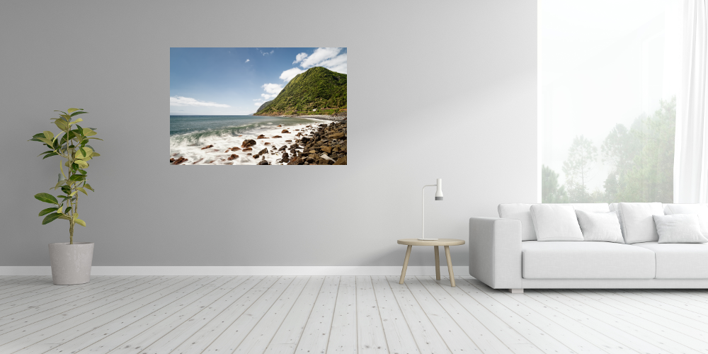 Poster: Einsamer Strand im Norden der Azoren-Insel São Jorge – Image 3