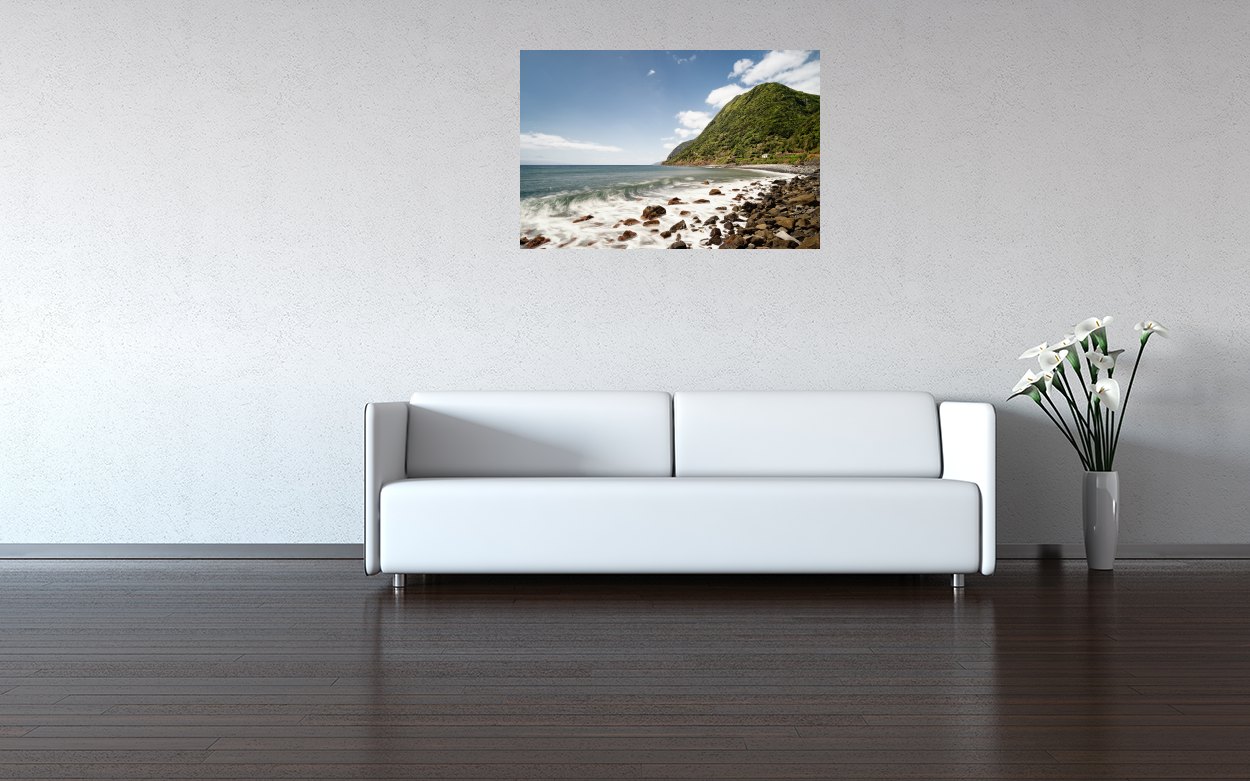 Poster: Einsamer Strand im Norden der Azoren-Insel São Jorge – Image 4