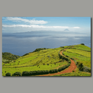 Poster: Azoren - Blick zum Vulkan Pico