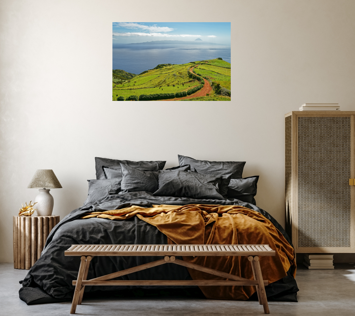 Poster: Azoren - Blick zum Vulkan Pico – Bild 3