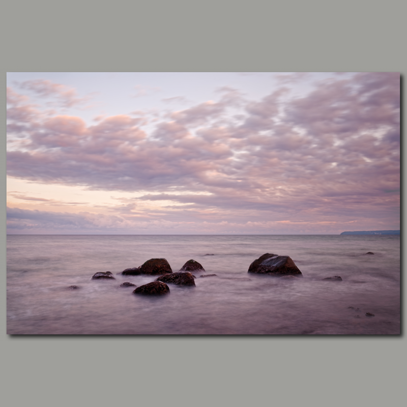 Poster: Abendstimmung an der Ostsee