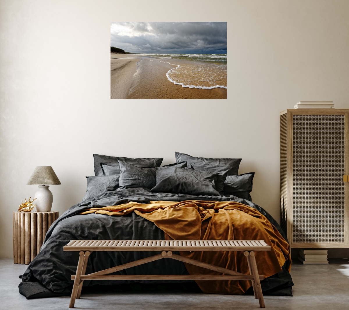 Poster: Brandung am einsamen Strand - Imagen 4