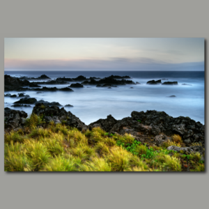 Poster: Felsenstrand mit Wasser