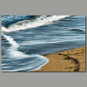 Poster: Welle am Sandstrand