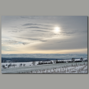 Poster: Wetterwechsel im Elbtal