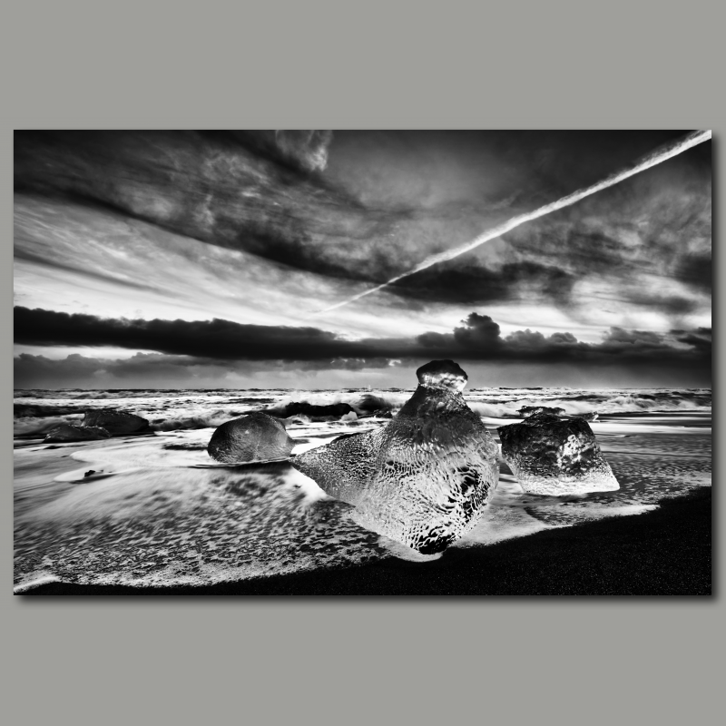 Poster: Eisblock in Island