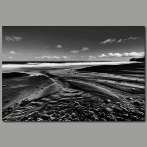 Poster: Sandrippen am Strand