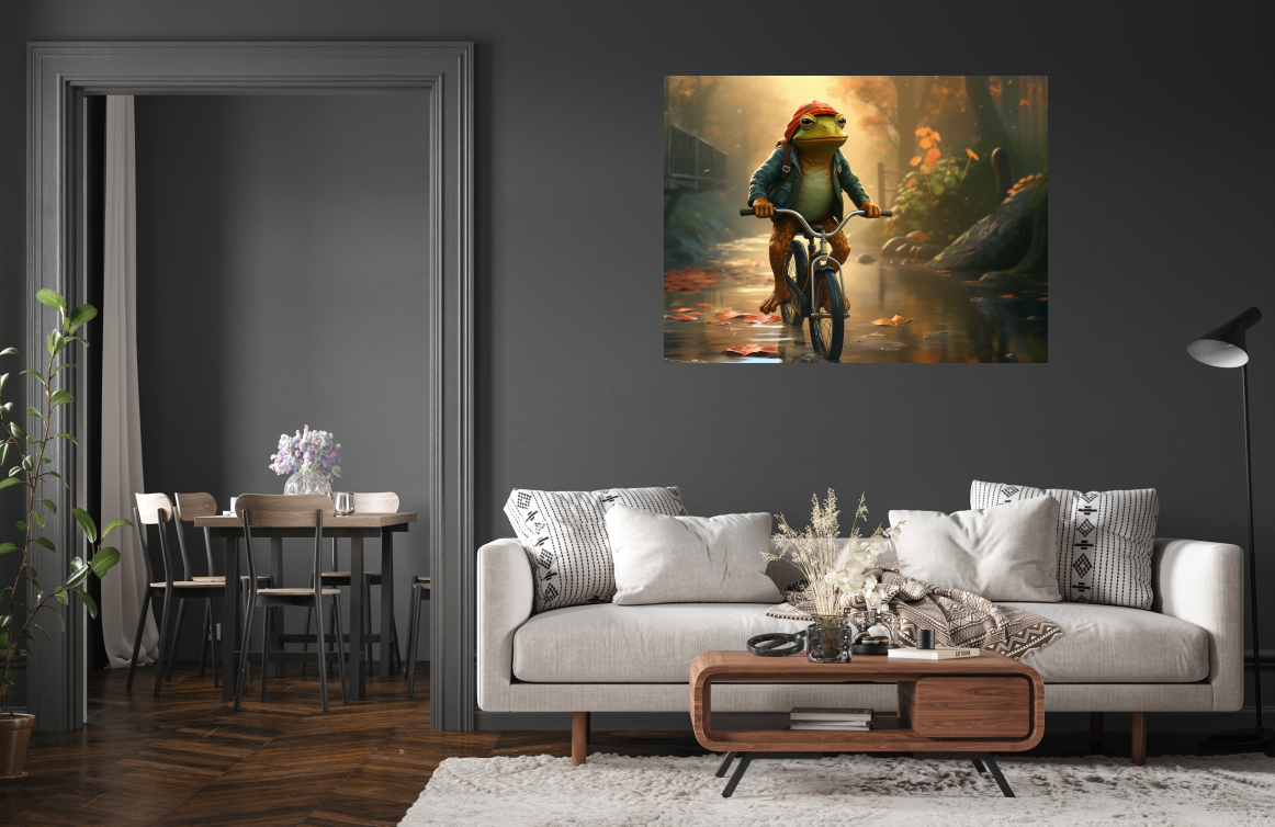 Poster: Frosch im Herbst - Image 2