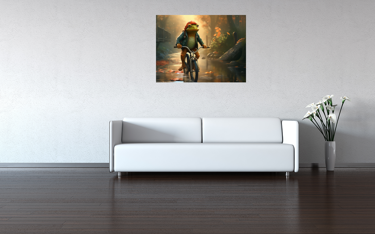 Poster: Frosch im Herbst - Image 5