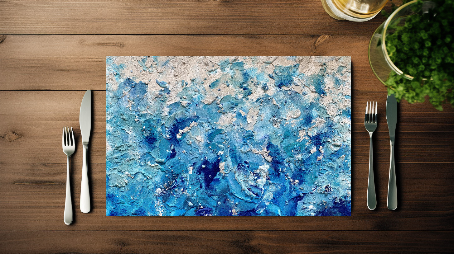 raxxa Premium-Tischset: Blaue Wellen – Image 5