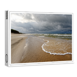 raxxa Premium-Puzzle: Brandung am einsamen Strand
