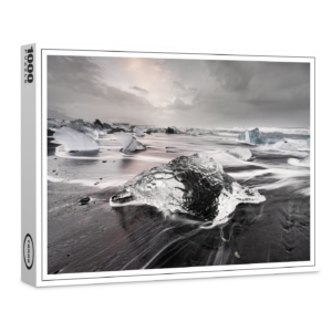 raxxa Premium-Puzzle: Eis am Strand in Island