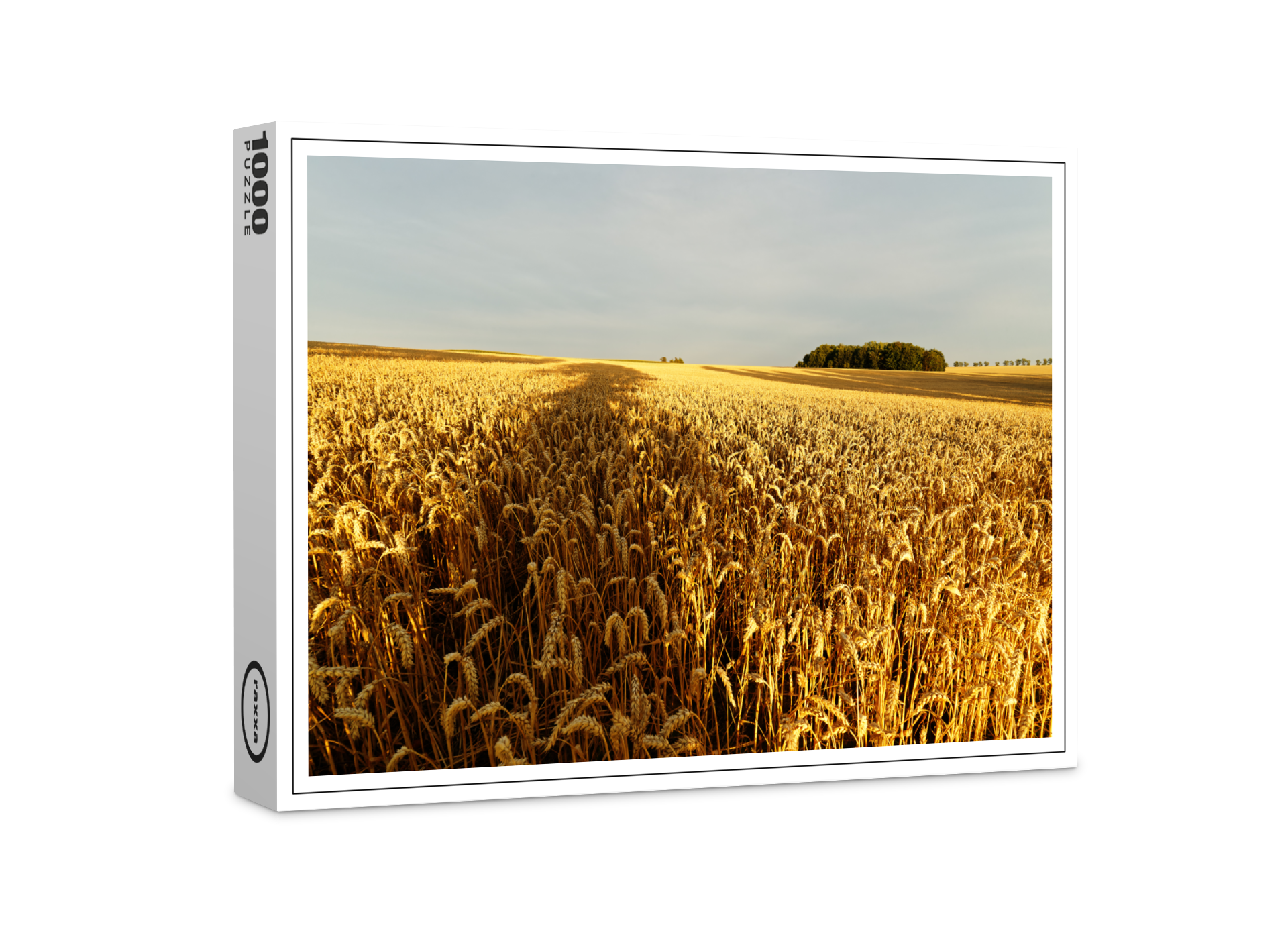 raxxa Premium-Puzzle: Getreidefeld mit Baumschatten