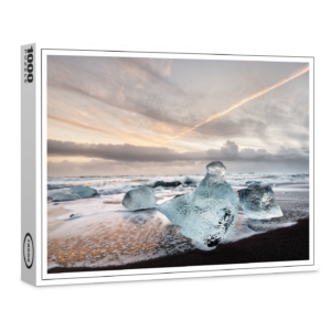 raxxa Premium-Puzzle: Gletschereis am Strand