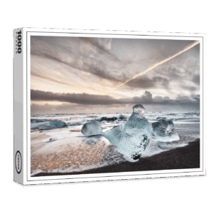 raxxa Premium-Puzzle: Island Strand mit Eisblock