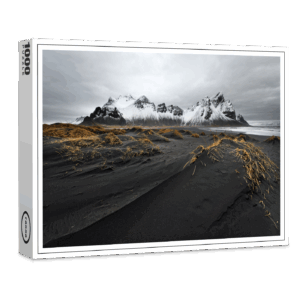 raxxa Premium-Puzzle: Schwarze Sanddünne