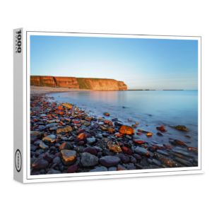 raxxa Premium-Puzzle: Strand auf Helgoland im Morgenlicht