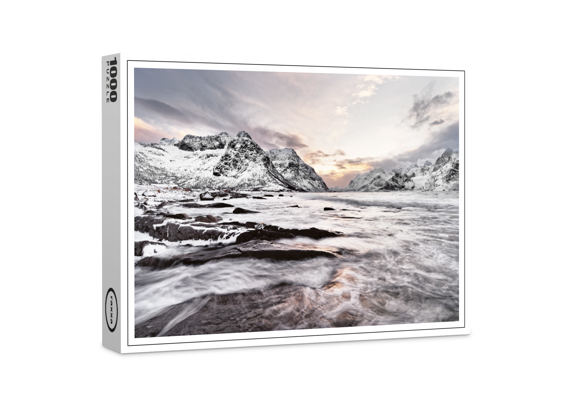 raxxa Premium-Puzzle: Winterlandschaft im Morgenlicht