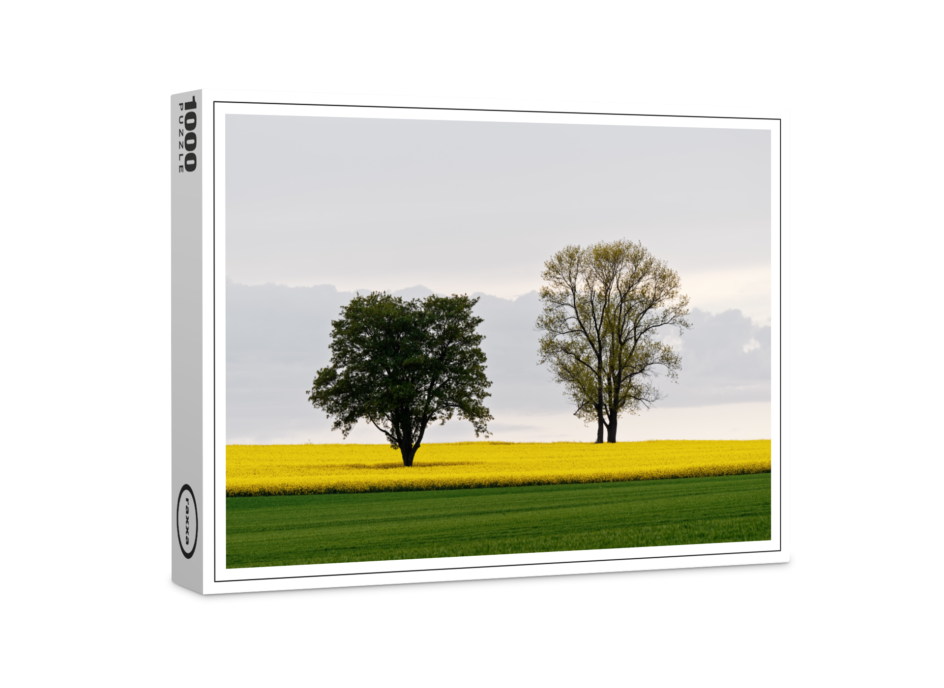 raxxa Premium-Puzzle: Zwei Bäume