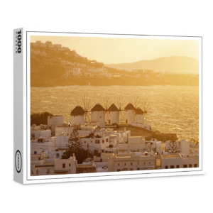 raxxa Premium-Puzzle: Mykonos - Windmühlen