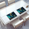 raxxa Premium-Tischset: Turquoise Blue Gold Marble - Image 2