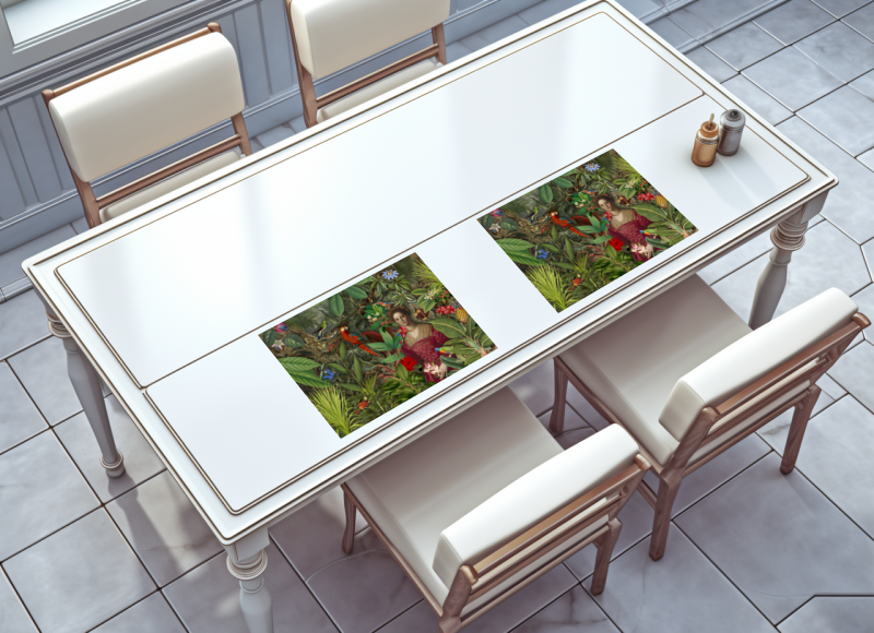 raxxa Premium-Tischset: Baroque Jungle Queen II – Bild 2