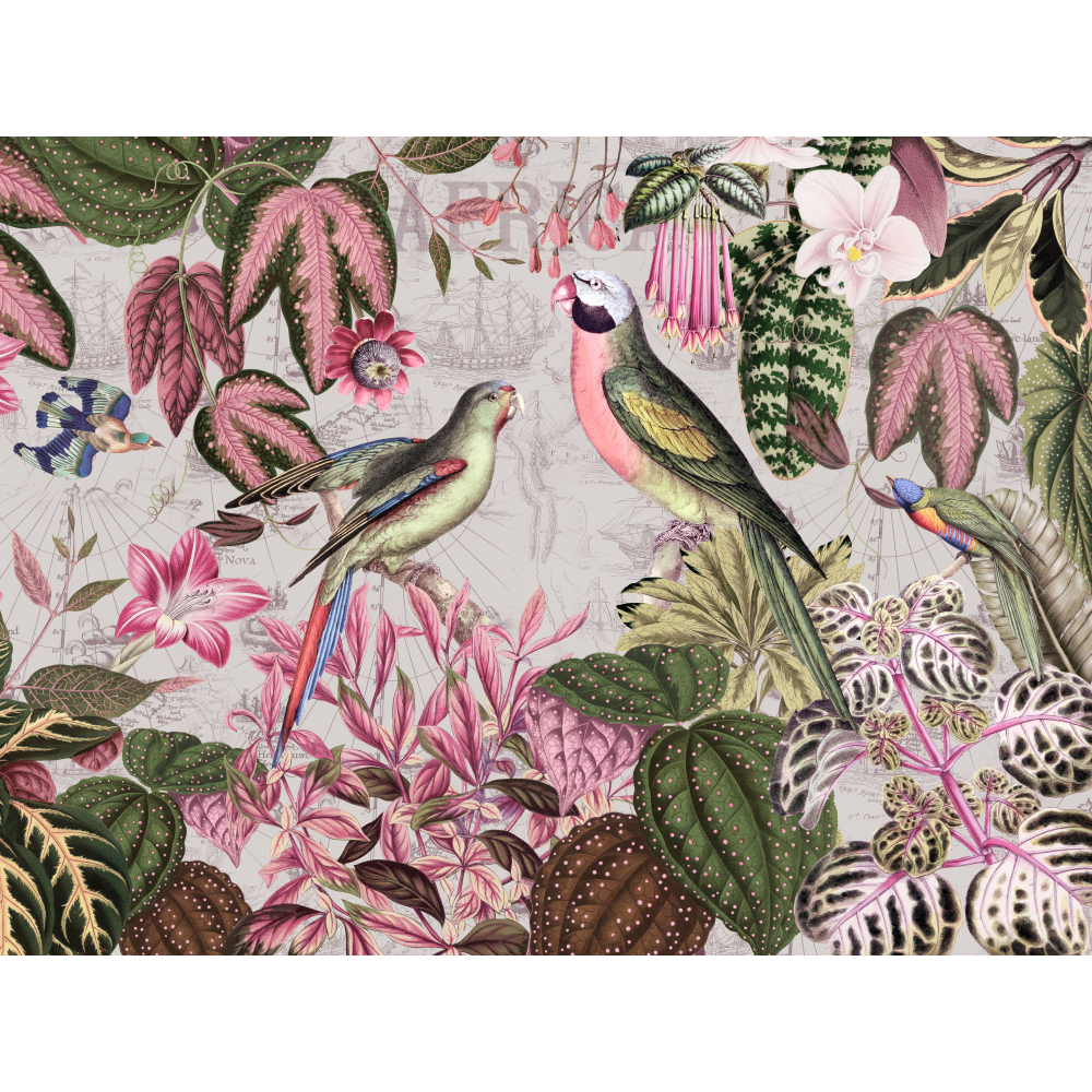 raxxa Premium-Tischset: Tropische Papagein im Dschungel - immagine 3