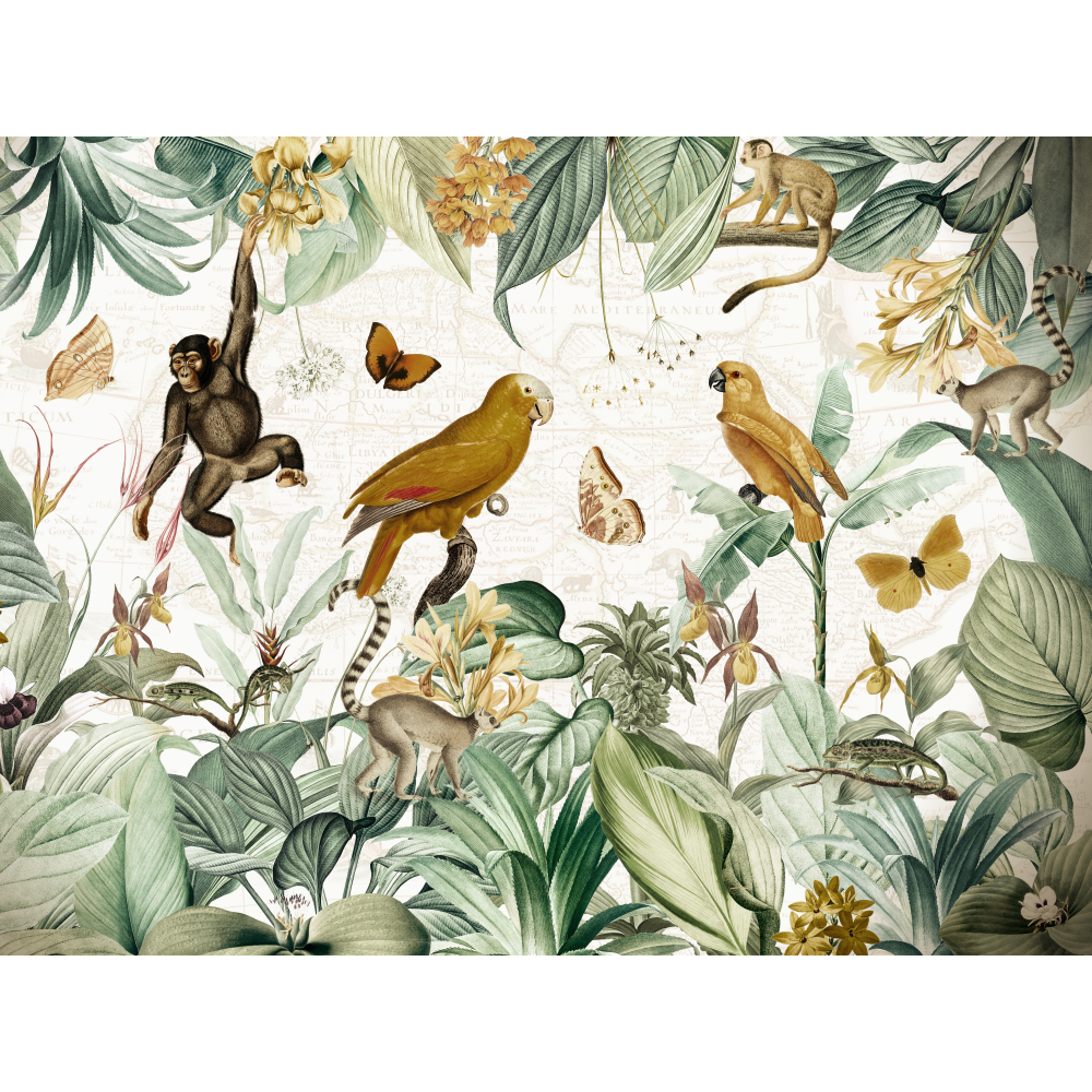 raxxa Premium-Tischset: Vintage Party im Tropischen Regenwald – Image 3