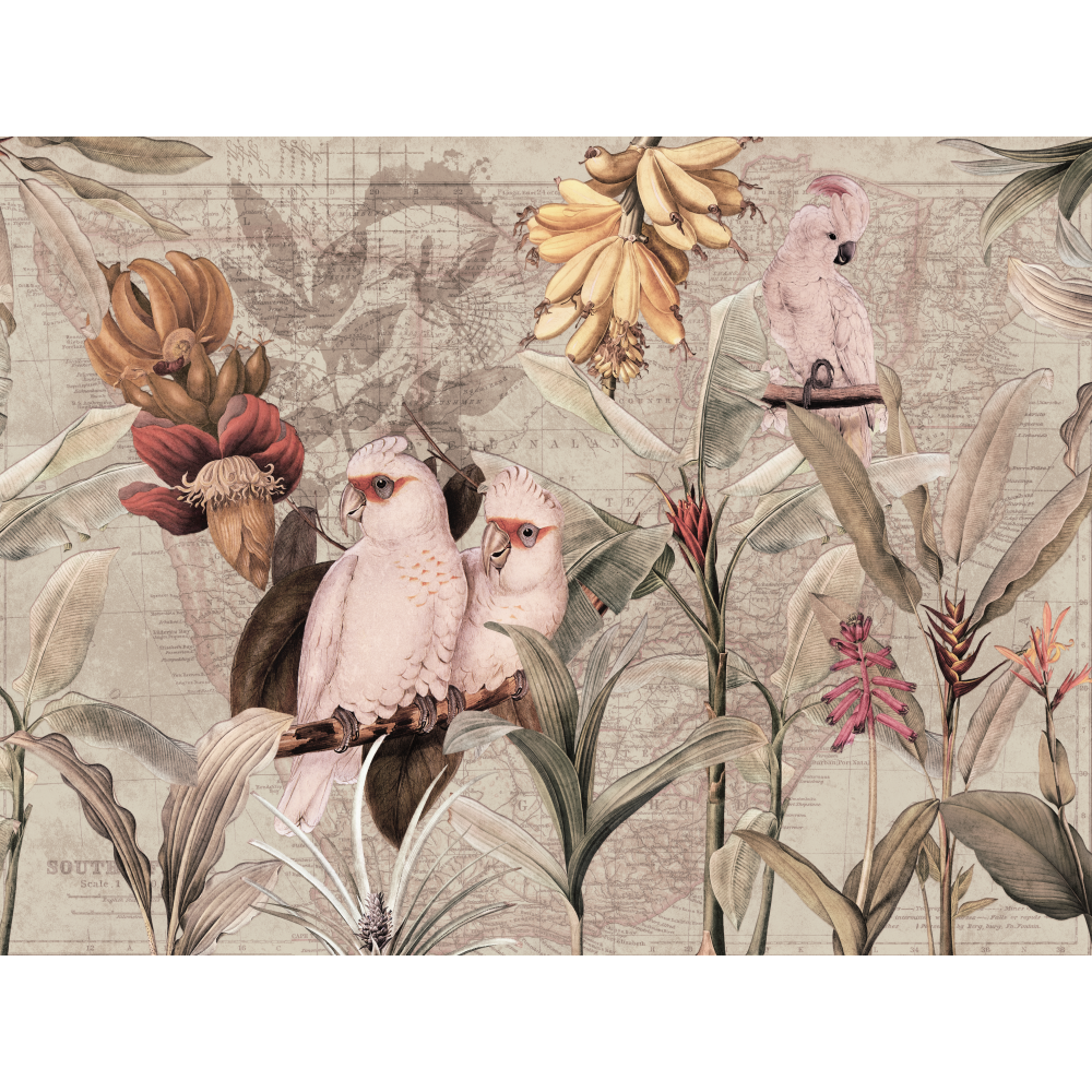 raxxa Premium-Tischset: Exotischer Kakadu Dschungel Garten 2 – Bild 2