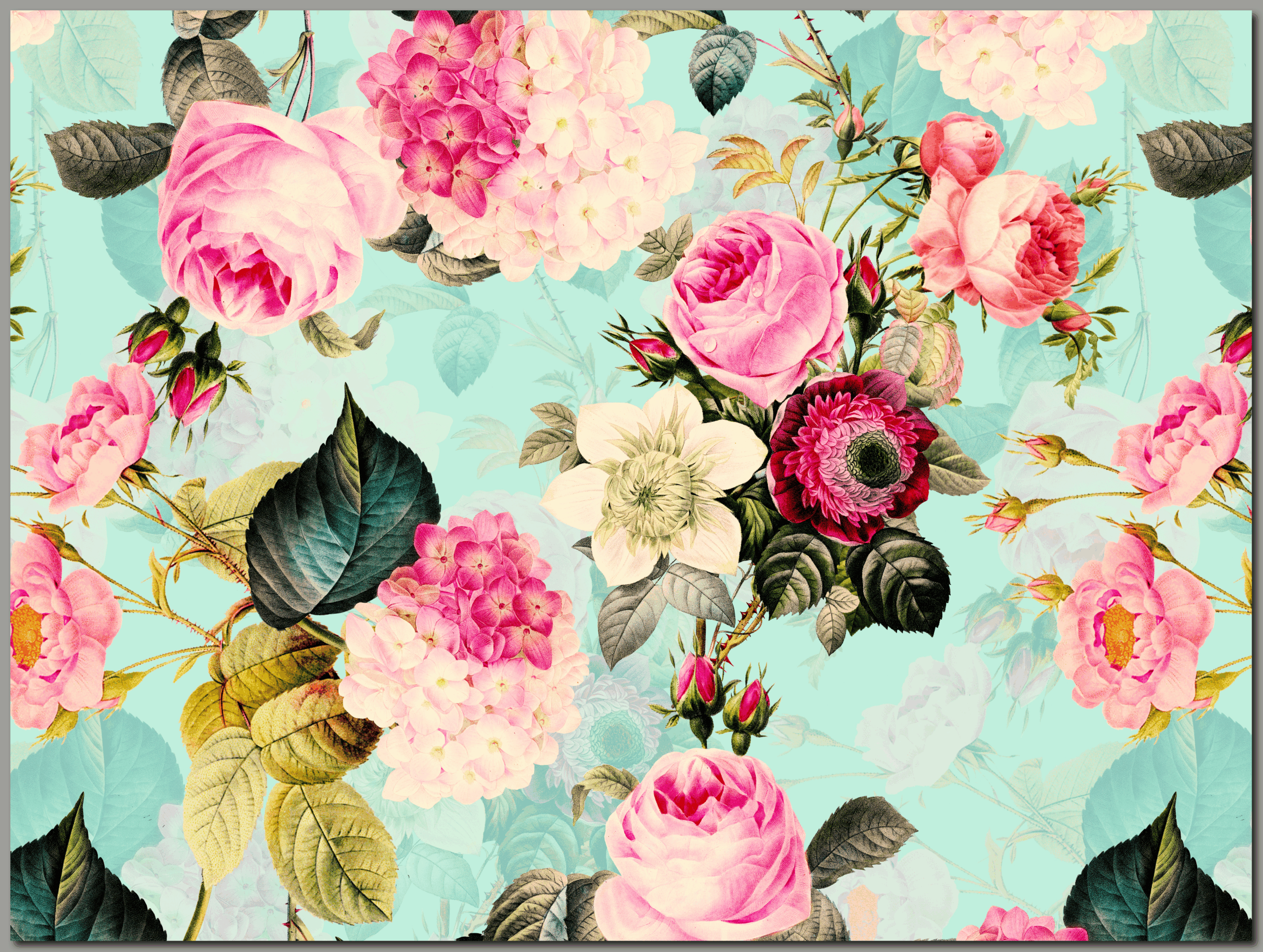 raxxa Premium-Tischset: Rosenzauber der Aristokratie - immagine 2