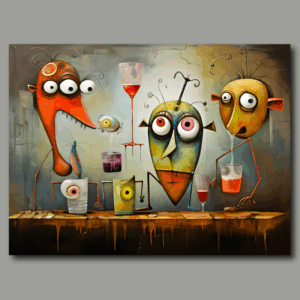 Poster: Whimsical Drink Drunk 3