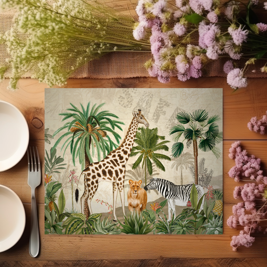 raxxa Premium-Tischset: Wilde Afrika Lanschaft